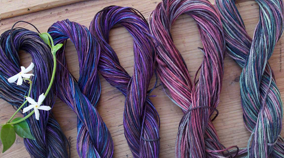 Effetti di <b>colore</b> ricercato per un <b>filato</b> lucente e <b>naturale</b>
